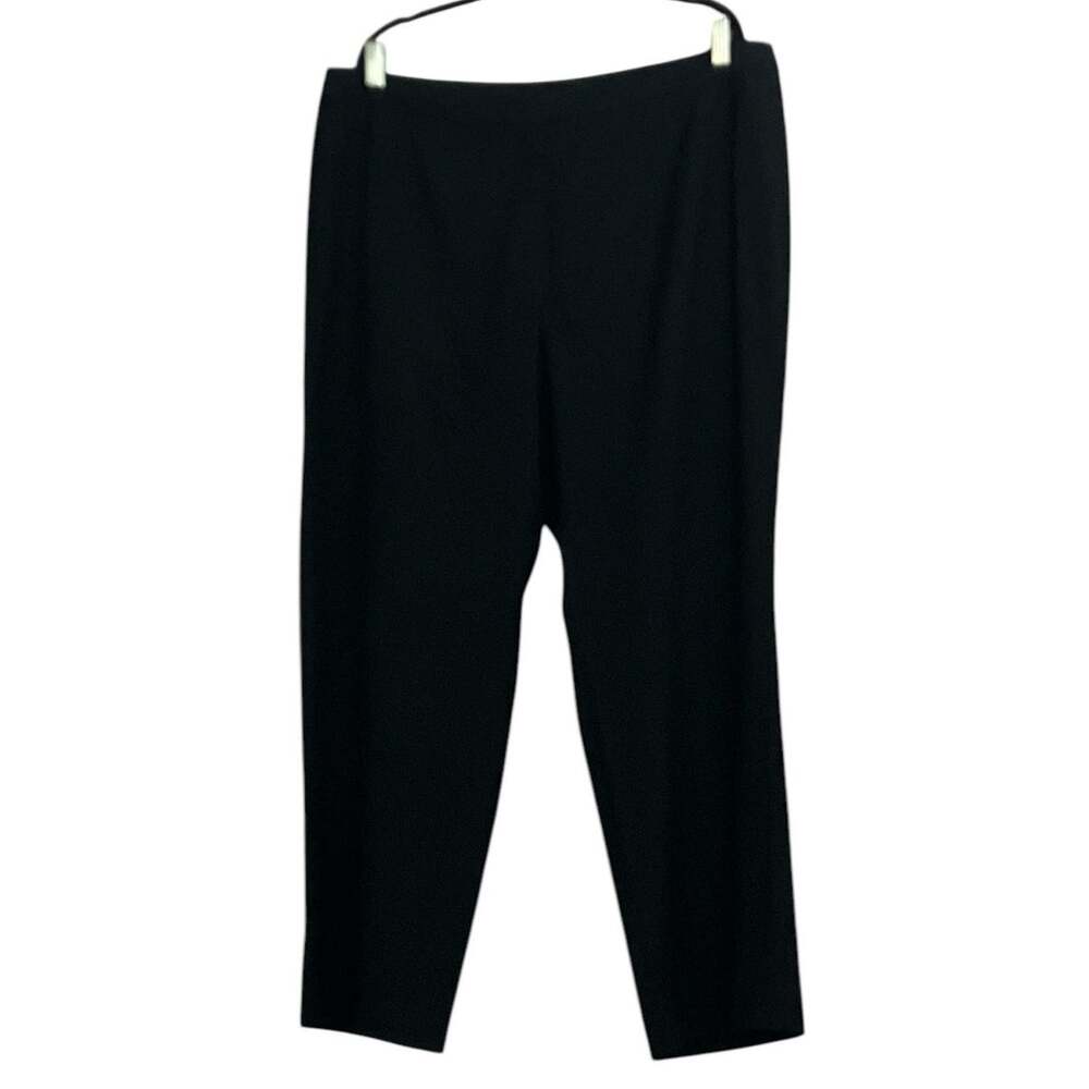 Jones New York Collection Platinum Woman Stretch Dress Pants Black 16W